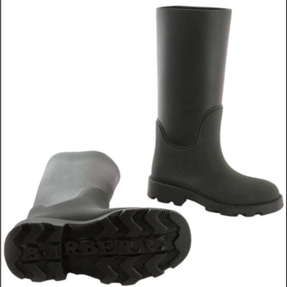 Burberry Rubber Marsh Calf-Length Rain
Boots | Womens size 9 - Picture 1 of 4